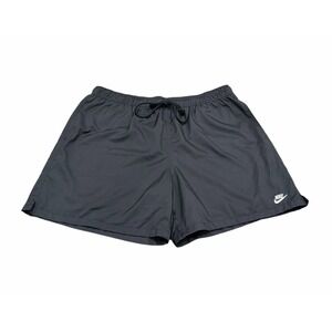 Nike Club Mens Woven Flow Shorts Lined Black Size XL Activewear Lightweight